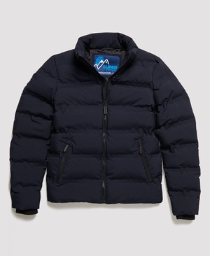 Superdry Ultimate Radar Quilt Puffer Férfi Kabát Sötétkék | YQPZE4275